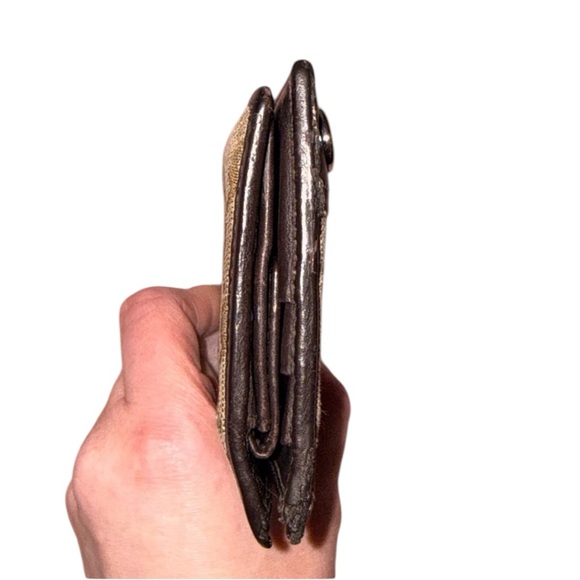 Gucci GG Guccissima Vintage Bifold Leather and Canvas Wallet - Picture 6 of 9